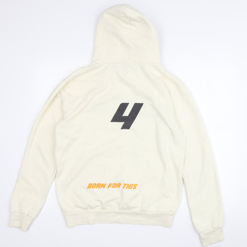 PrettyLittleThing Women's Ivory Hoodie S