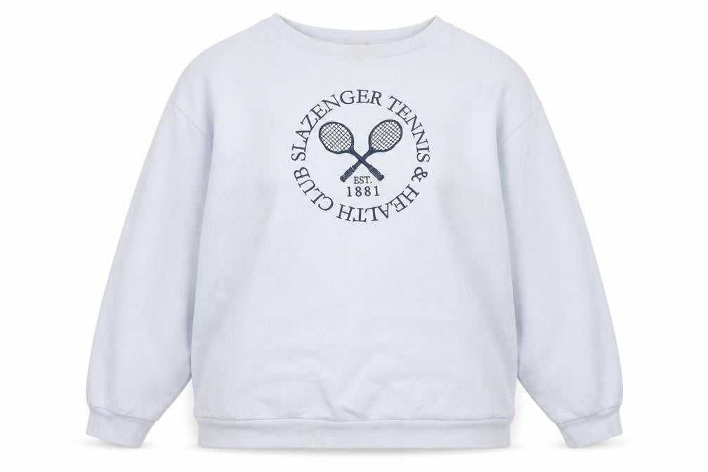 Slazenger Women's Blue Sweatshirt, Size 14, Sports Logo