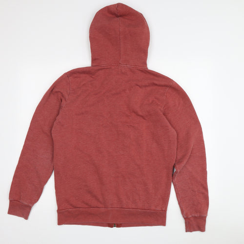 Gap Men's Red Full Zip Hoodie S
