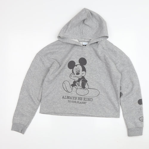 Disney at George Teens Grey Hoodie 12 - Pullover, Casual
