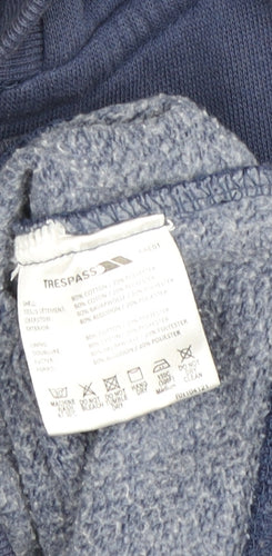 Trespass Men’s Blue Full Zip Hoodie XS