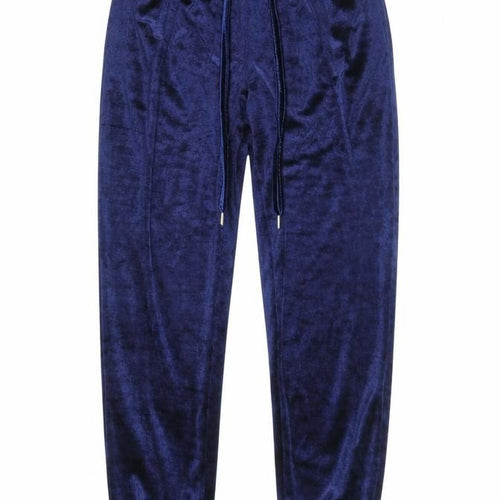 Zara Women’s Blue Velvet Jogger Trousers S