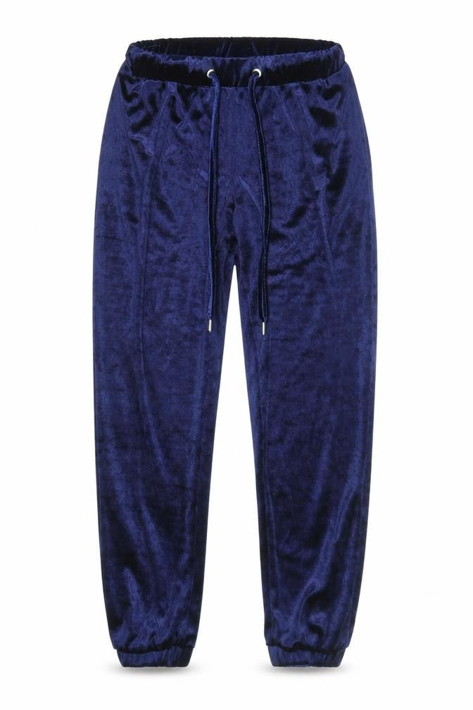 Zara Women’s Blue Velvet Jogger Trousers S
