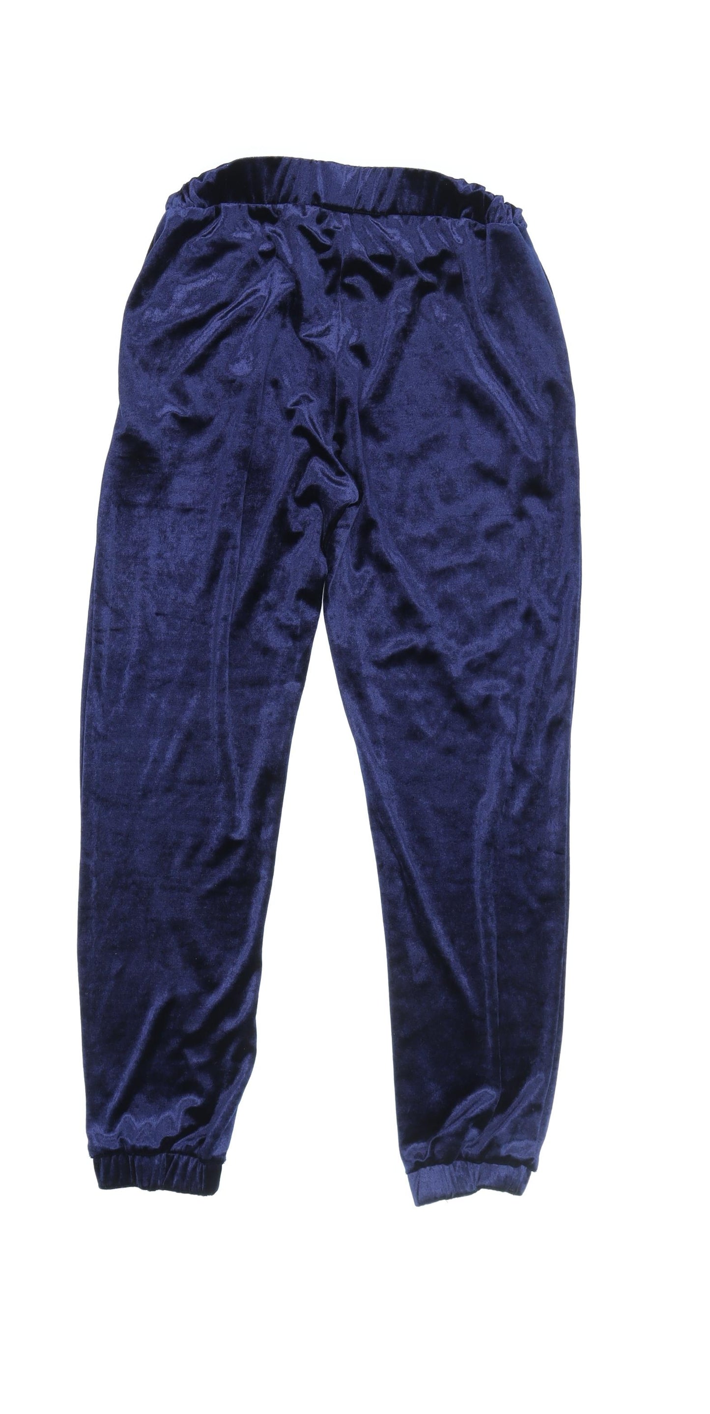 Zara Women’s Blue Velvet Jogger Trousers S