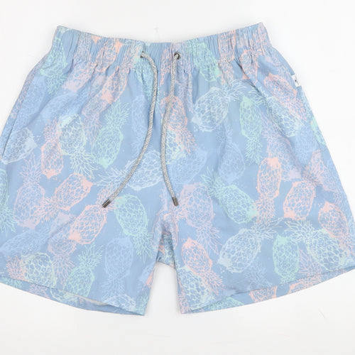 Vintage Summer Men's Multicoloured Swim Trunks M