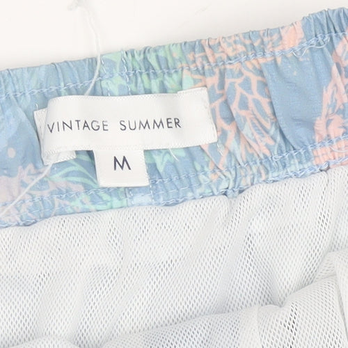 Vintage Summer Men's Multicoloured Swim Trunks M