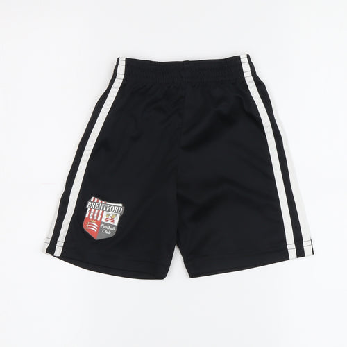 Adidas Unisex Black Sports Shorts - Size 10-12