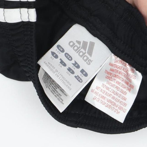 Adidas Unisex Black Sports Shorts - Size 10-12