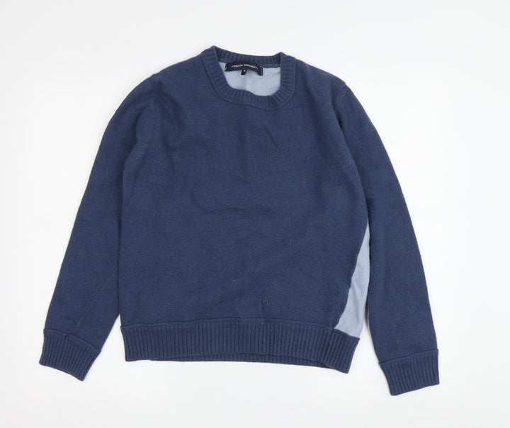 French Connection Boys Blue M Pullover Jumper Wool Blend
