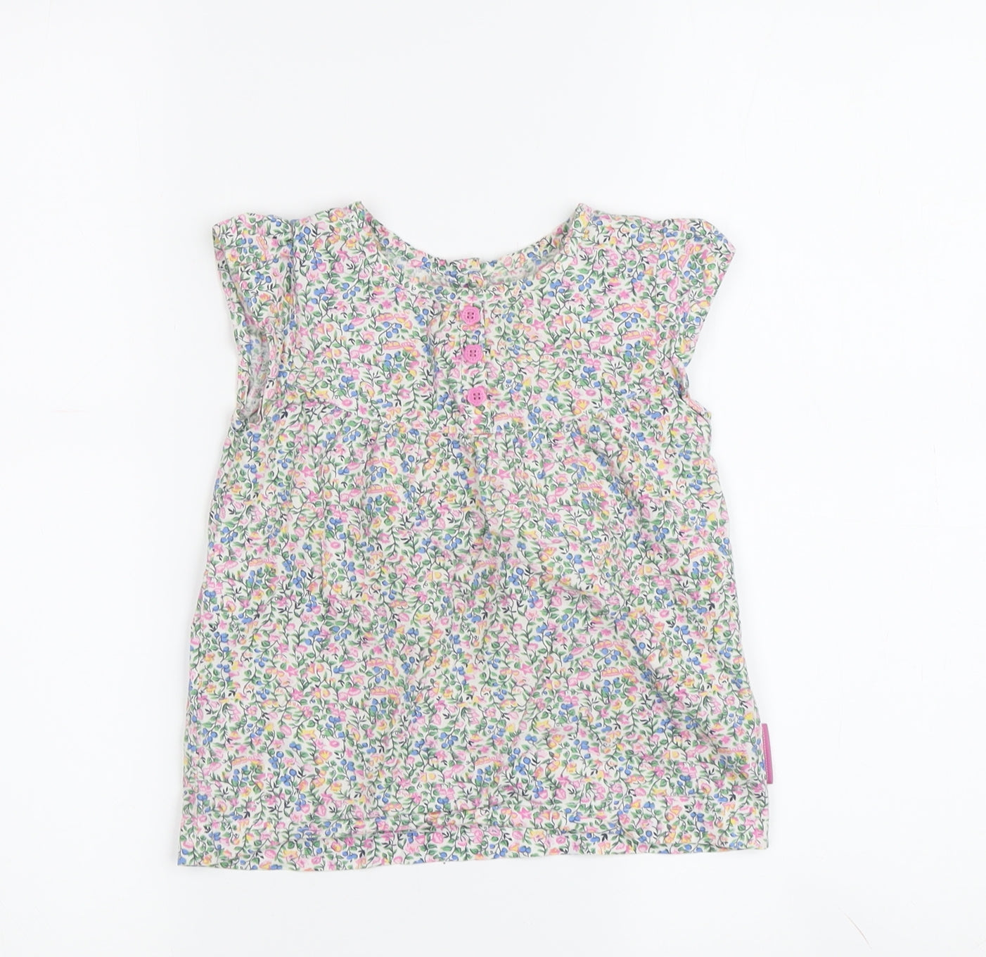 JoJo Maman Bébé Floral Blouse, 2-3 Years, Multicoloured Tunic