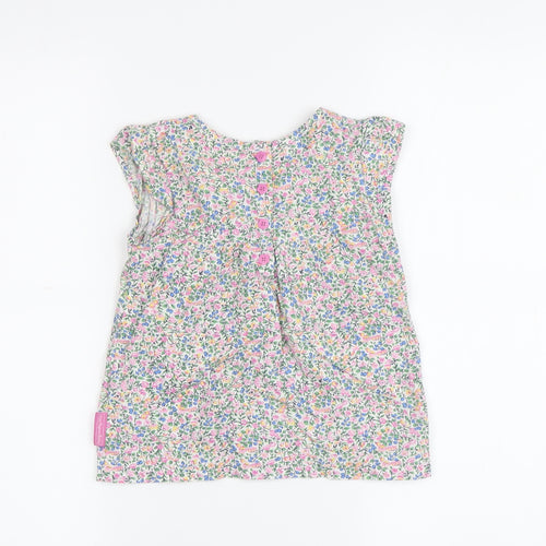JoJo Maman Bébé Floral Blouse, 2-3 Years, Multicoloured Tunic
