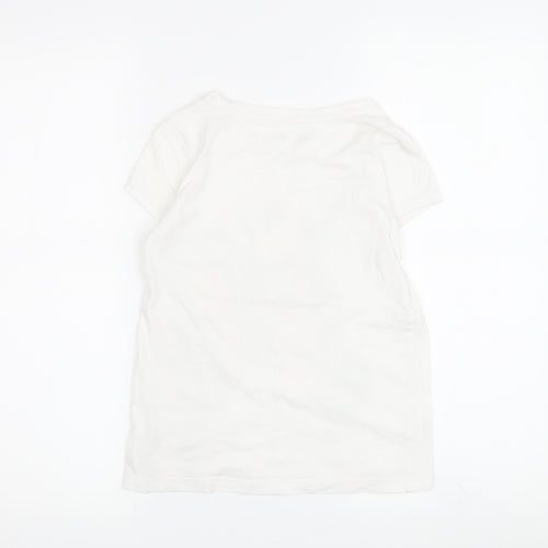 GAP Girls Unicorn T-Shirt, White Multicoloured, Size L
