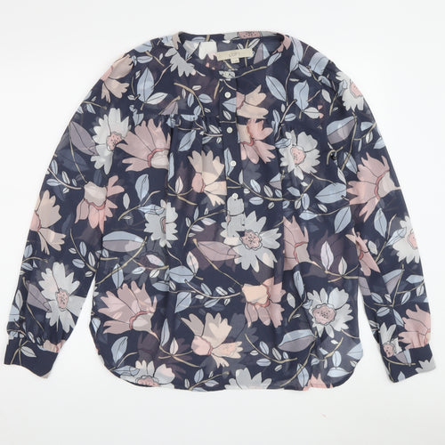 LOFT Women's Multicoloured Floral Blouse S
