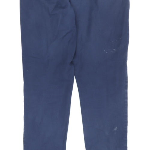 GAP Men's Blue Slim Fit Chino Trousers 36x32