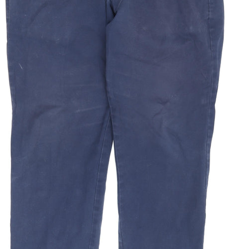 GAP Men's Blue Slim Fit Chino Trousers 36x32