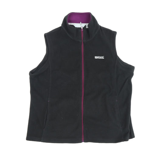 Regatta Women's Black Fleece Waistcoat Size 20