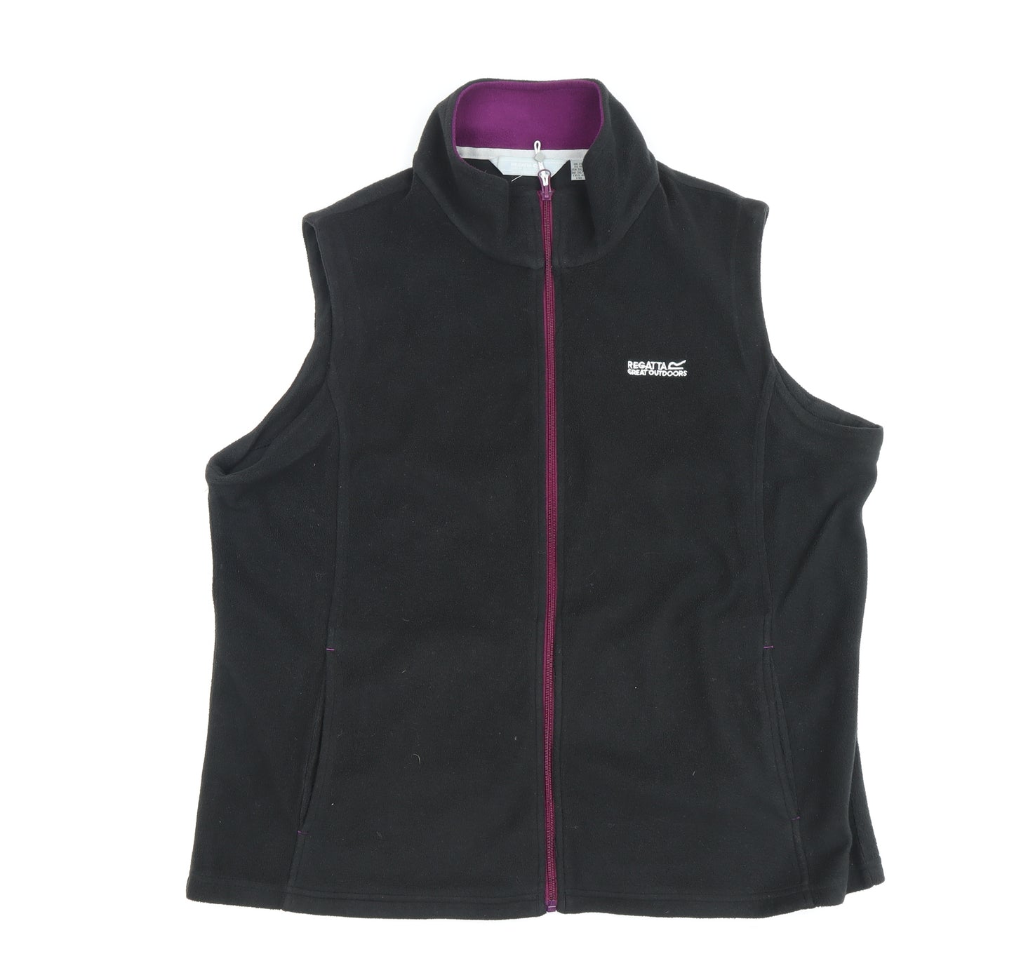 Regatta Women's Black Fleece Waistcoat Size 20