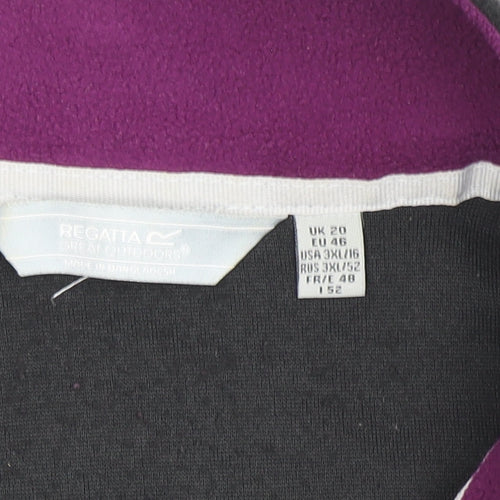 Regatta Women's Black Fleece Waistcoat Size 20