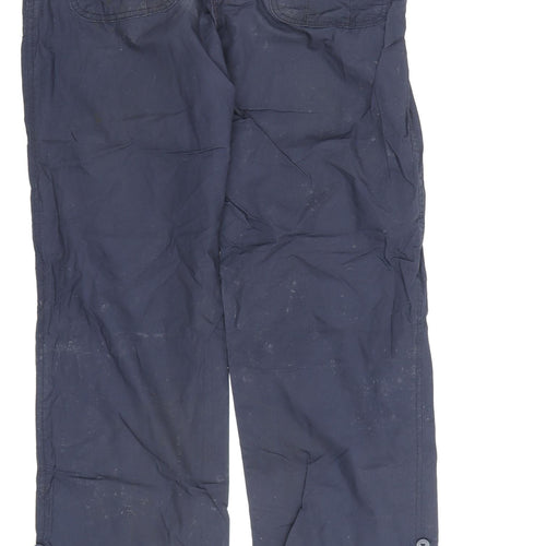 Mountain Warehouse Women's Blue Cargo Trousers Size 8