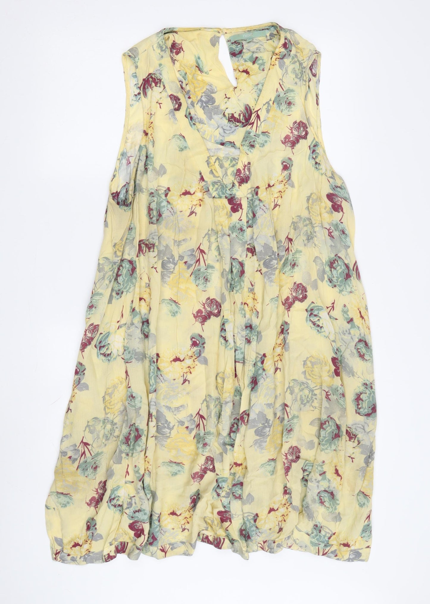 Next Women's Multicoloured Floral Tunic Blouse Size 20