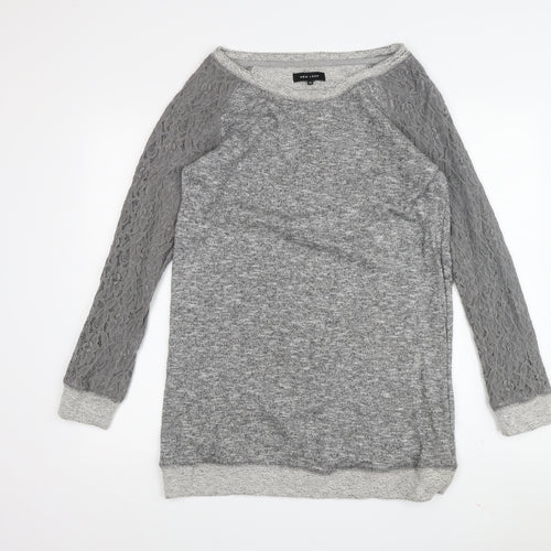 New Look Women's Grey Pullover Sweatshirt Size 14