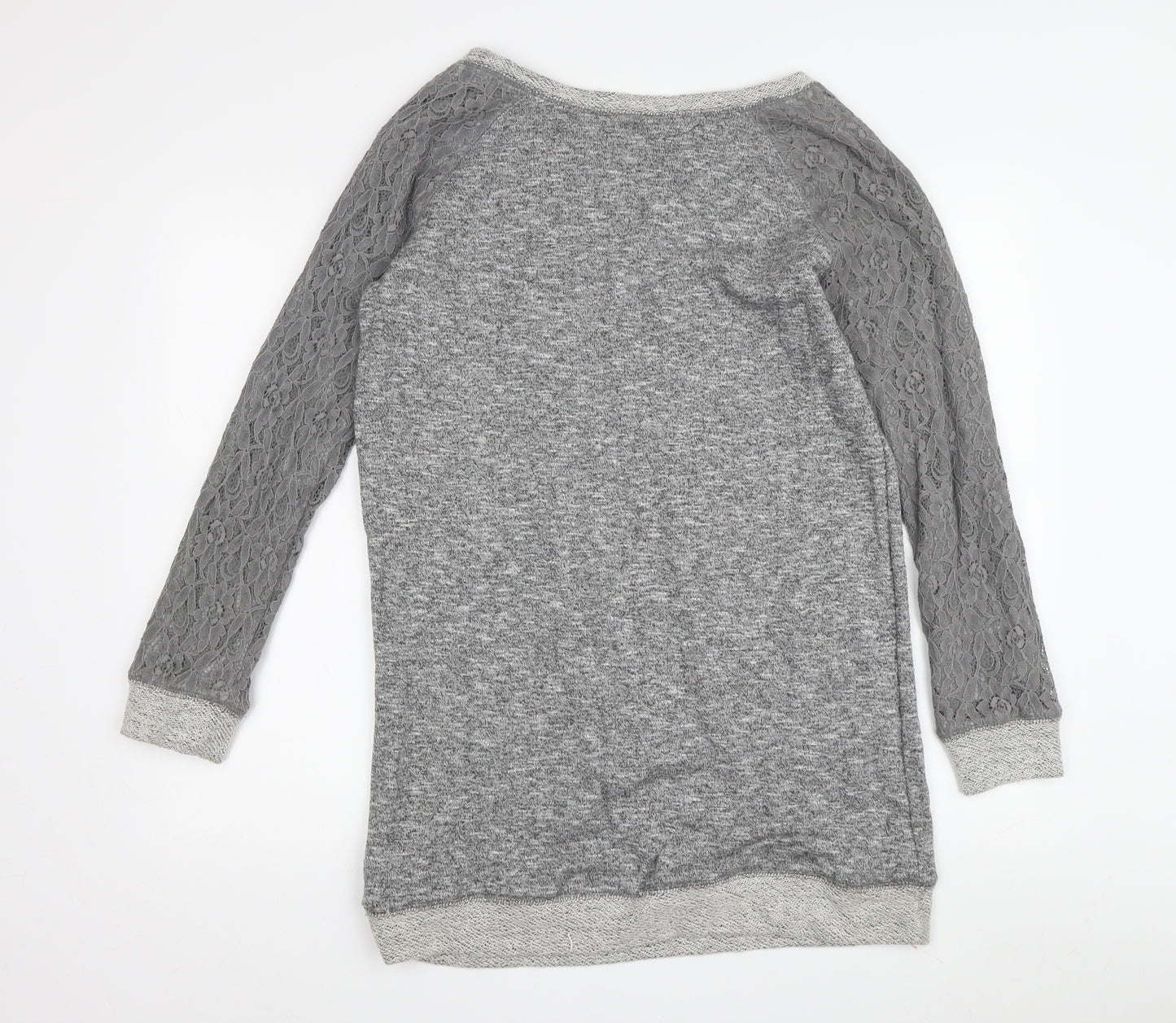 New Look Women's Grey Pullover Sweatshirt Size 14