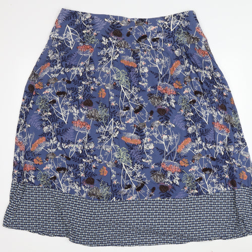 White Stuff Women's Multicoloured Floral Skirt Size 18