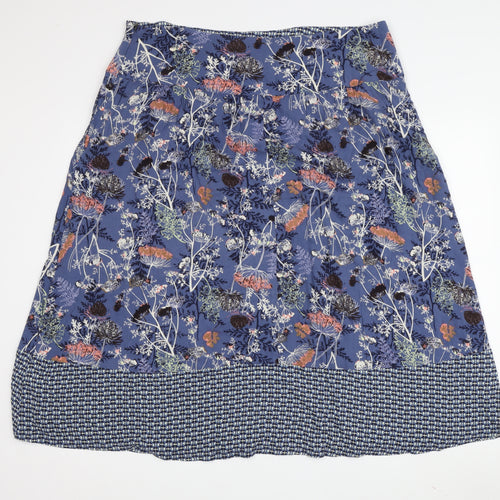 White Stuff Women's Multicoloured Floral Skirt Size 18