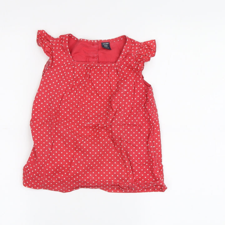 Gap Red Girls' Polka Dot Sleeveless Dress - Size 3 Years