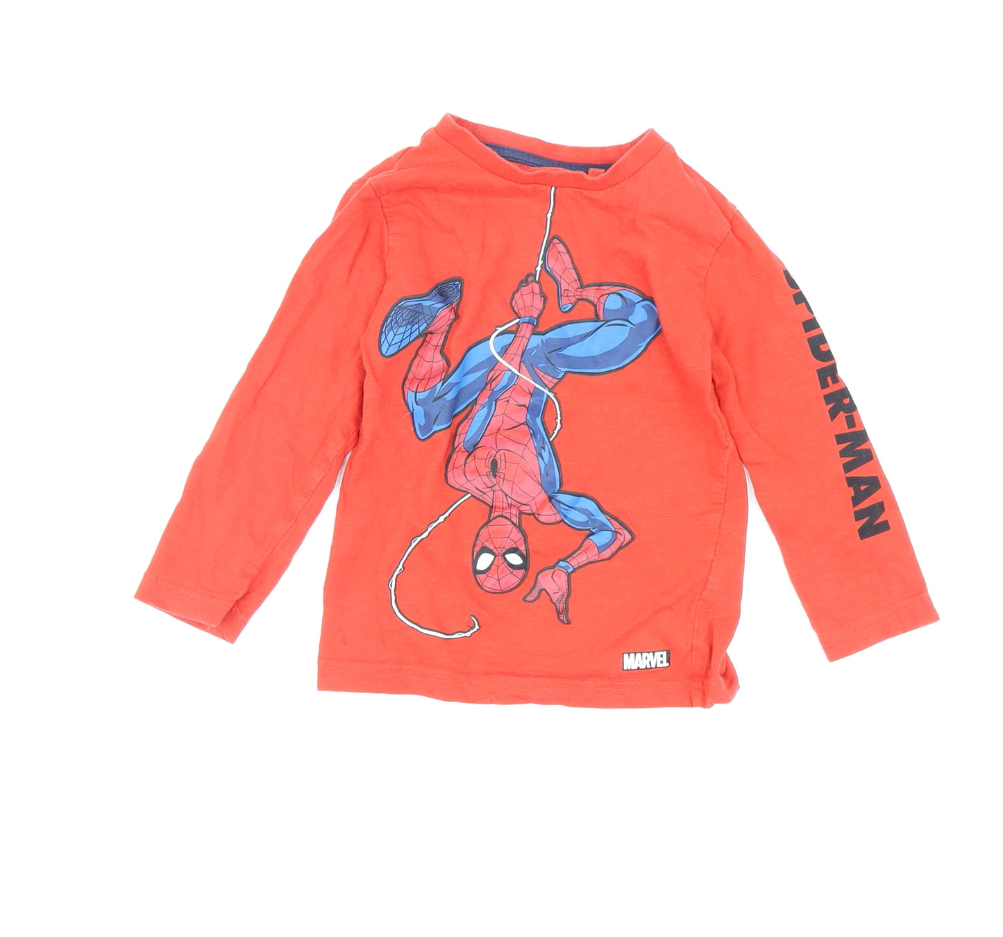 Next Boys Red Spider-Man Long Sleeve T-Shirt 2-3 Years