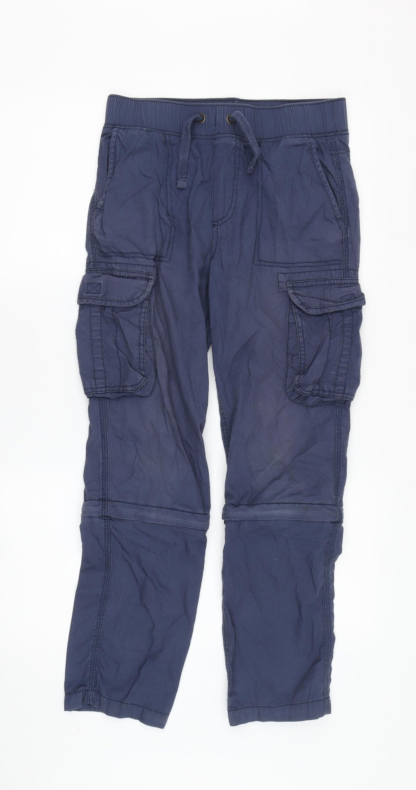 John Lewis Boys Blue Cargo Trousers 11 Years