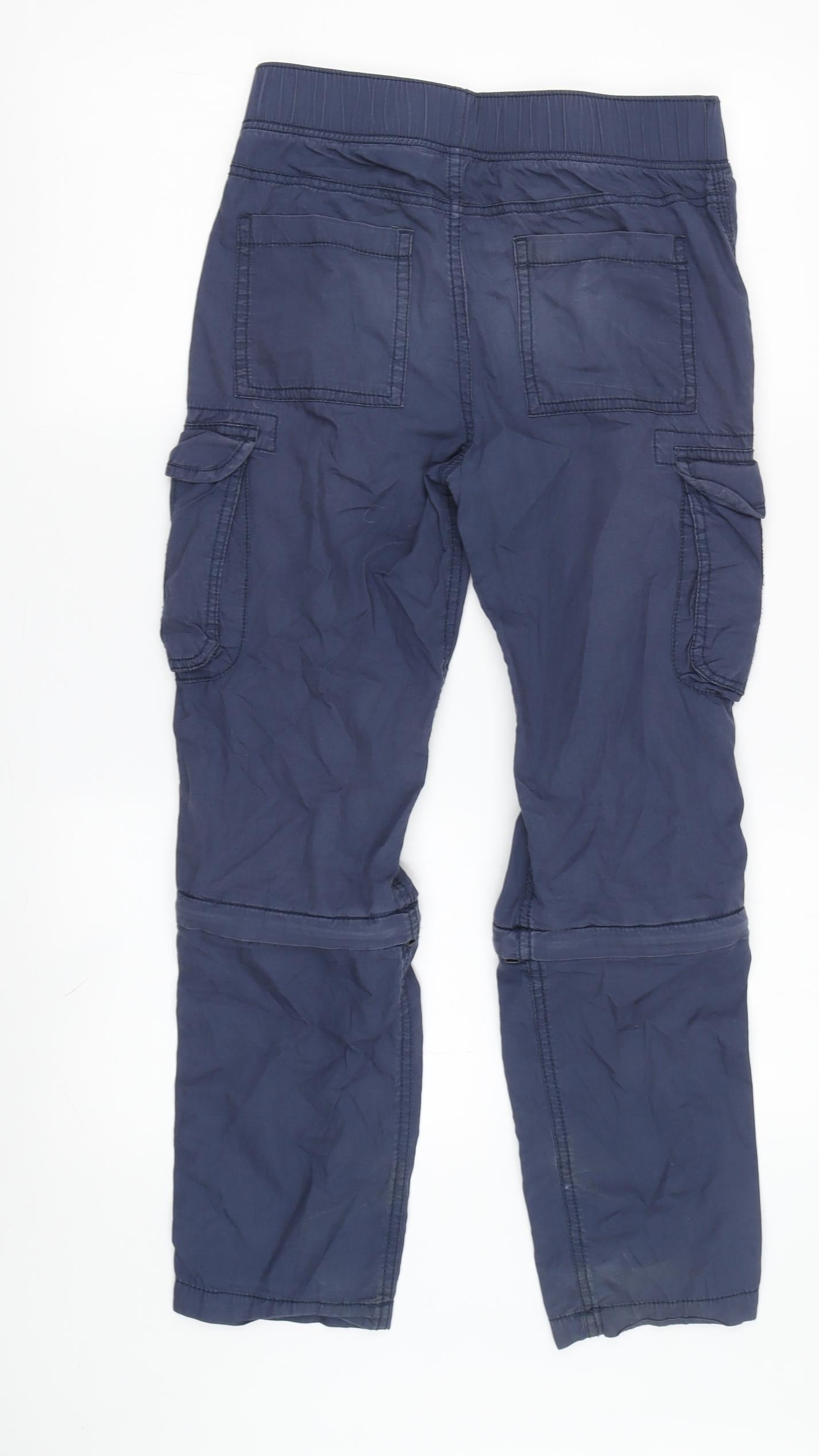 John Lewis Boys Blue Cargo Trousers 11 Years