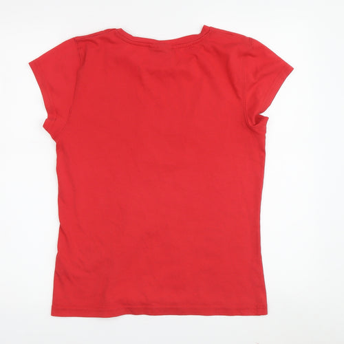 Wonder Woman Red T-Shirt, Women Size 12, Comic Style