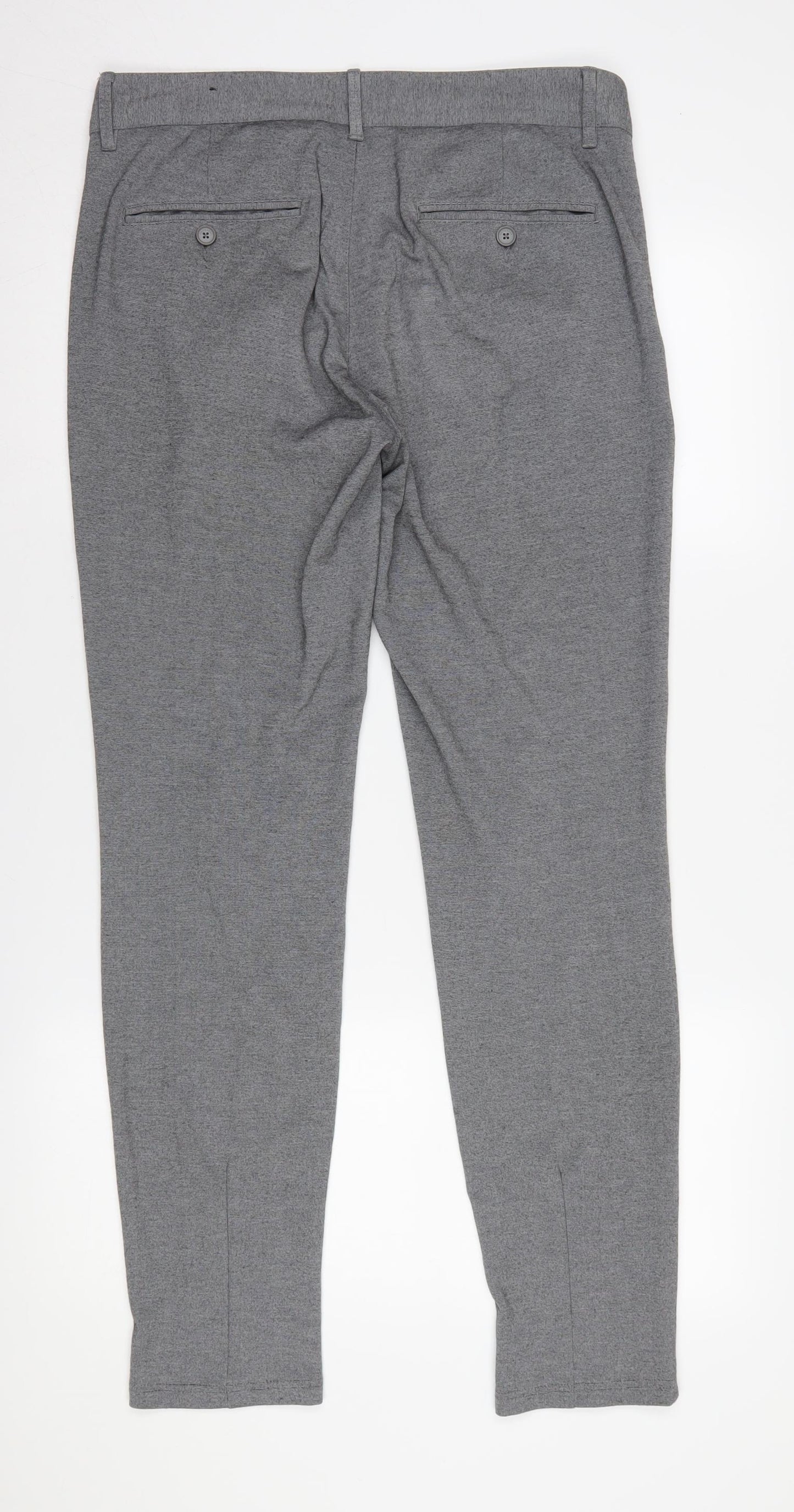 Only & Sons Men's Grey Slim Fit Chino Trousers