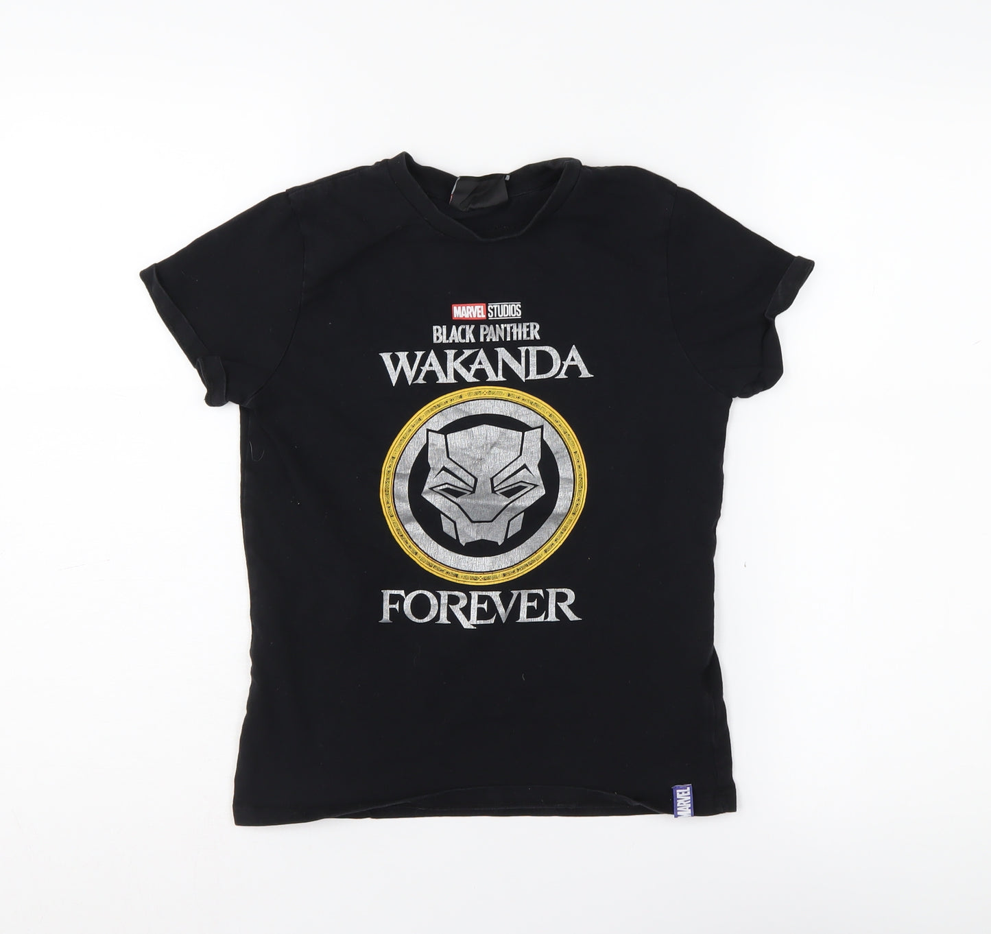 Marvel Boys Black Panther T-Shirt 9-10 Years