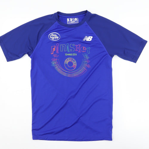 New Balance Men's Blue XS Athletic T-Shirt
