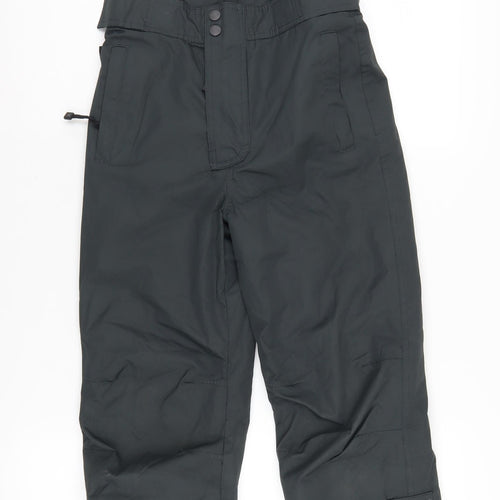 Parallel Boys Snow Pants Black 9-10 Years Insulated Waterproof