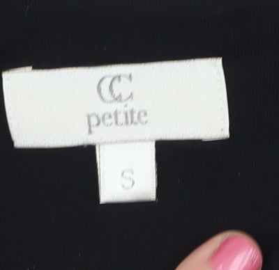 CC Women's Multicoloured Wrap Blouse, Size S Petites