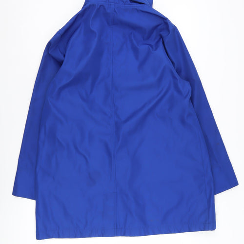 Penny Plain Women's Blue Rain Coat Jacket Size 14