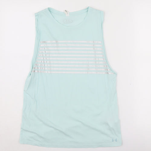 Under Armour Women's Blue XS Crew Neck Sports Tank