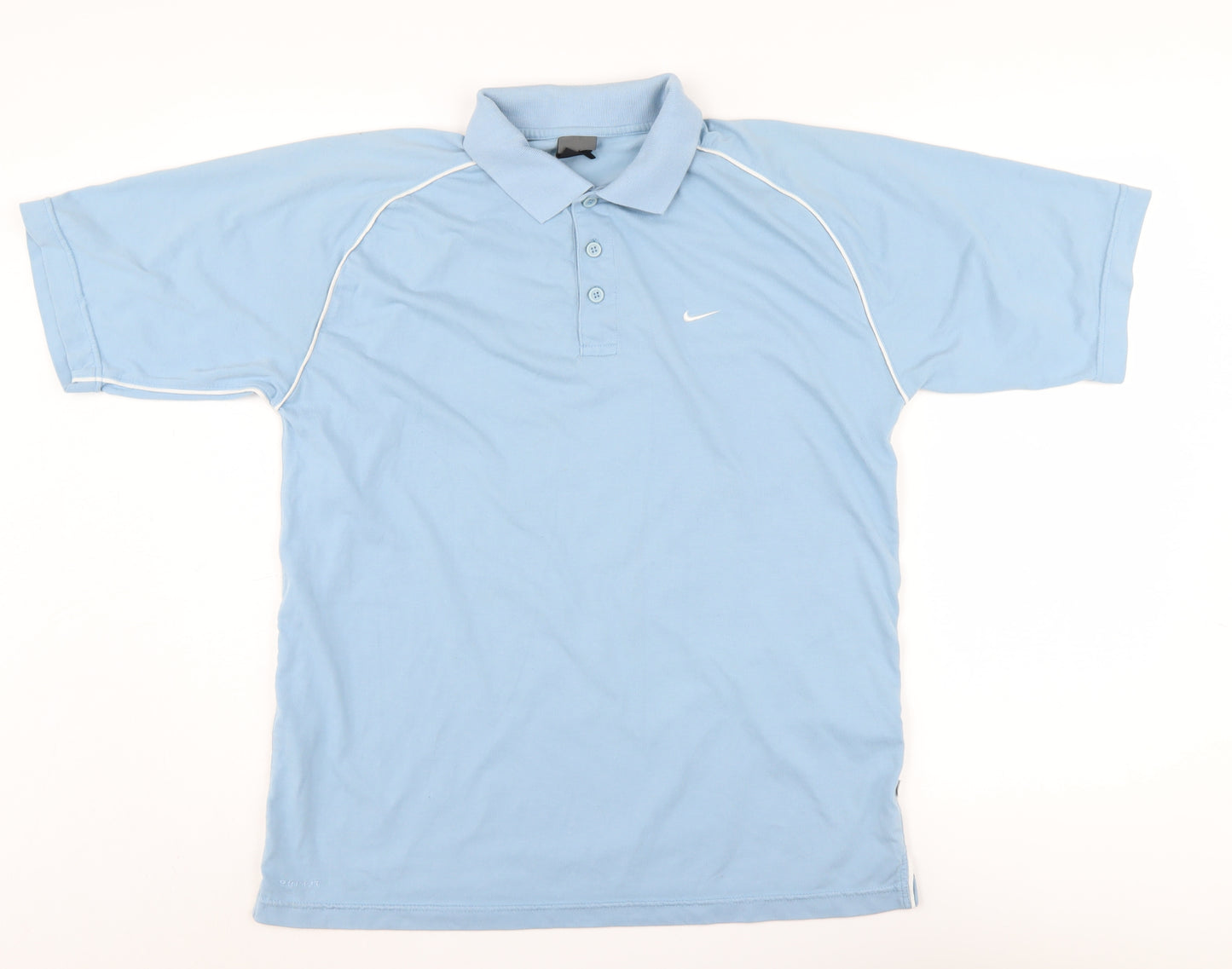 Nike Men's Blue Polo Shirt L Short Sleeve