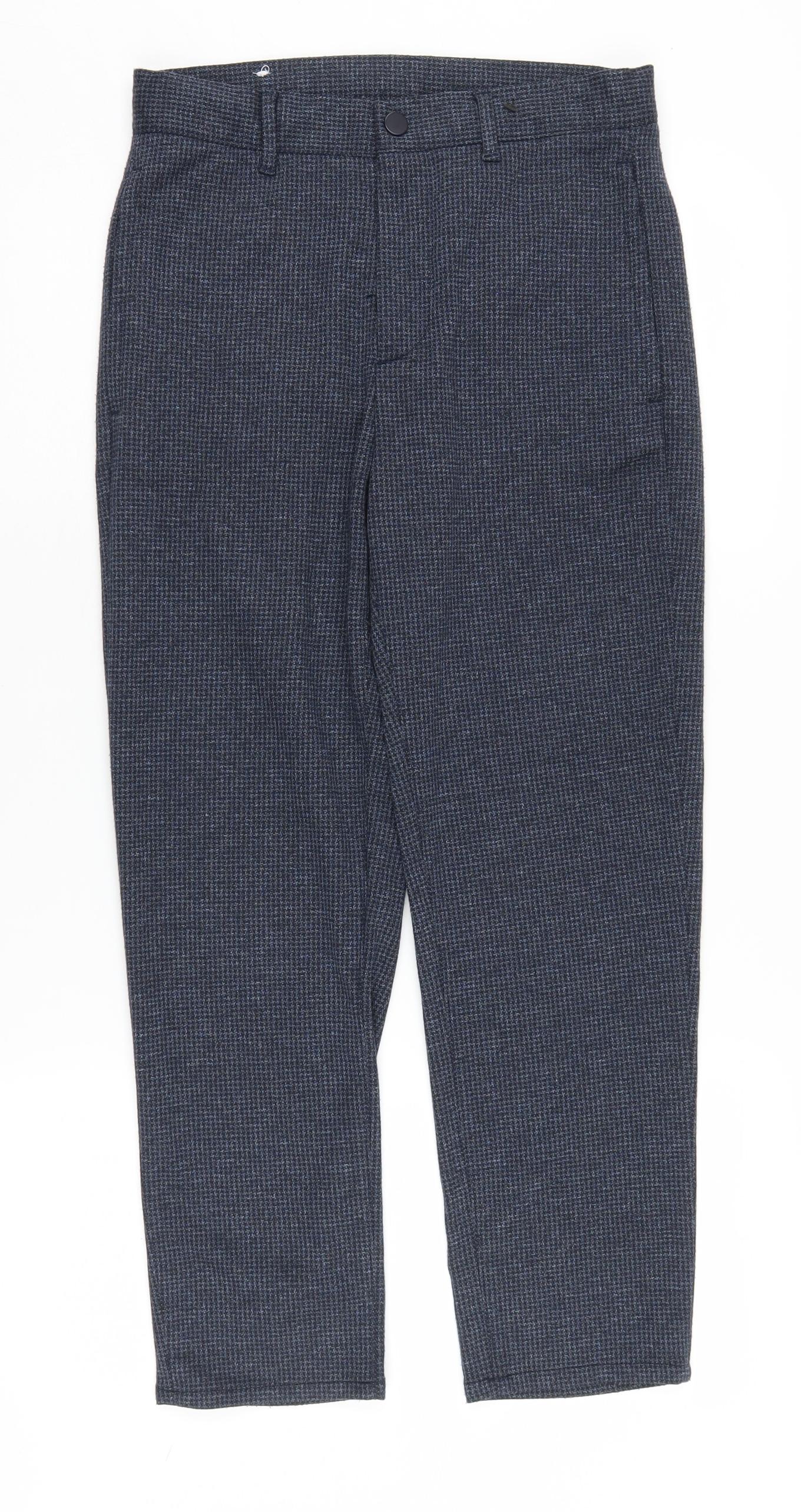 Zara Men's Blue Slim Fit Dress Pants XS