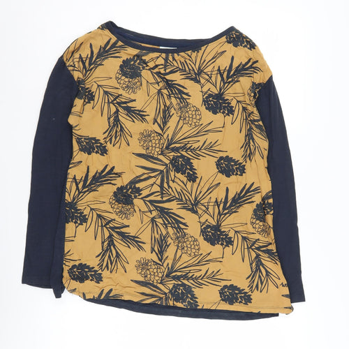 Weird Fish Women's Multicoloured Floral Top Size 10