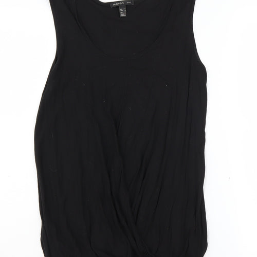 Mango Women's Black Tank Top Size M