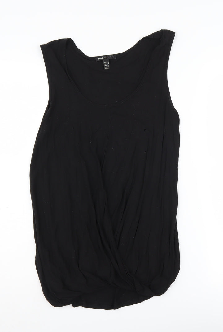 Mango Women's Black Tank Top Size M