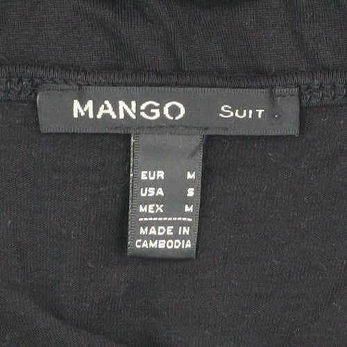 Mango Women's Black Tank Top Size M