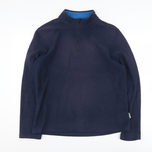 Quechua Unisex Blue Pullover Hoodie, Size 12, Lightweight