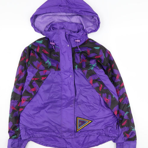 Loh! Sport Women's Purple Ski Jacket, Size S, Hooded