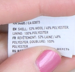 American Eagle Women's Beige Wool Coat S Hoodie