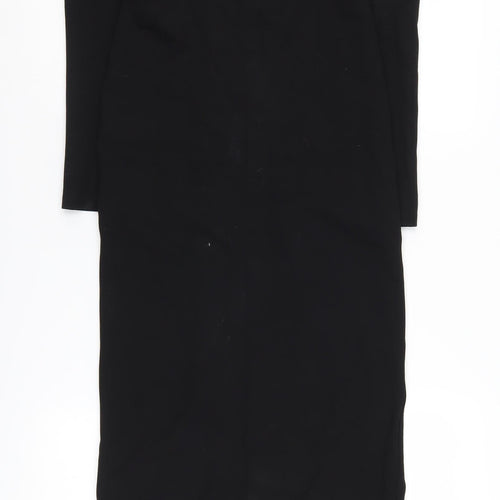 Showpo Women's Black Off Shoulder Bodycon Midi Dress